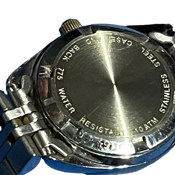 Belair Ladies Watch RARE Vintage gold plated Bracelet White Dial Date Window - Picture 7 of 9